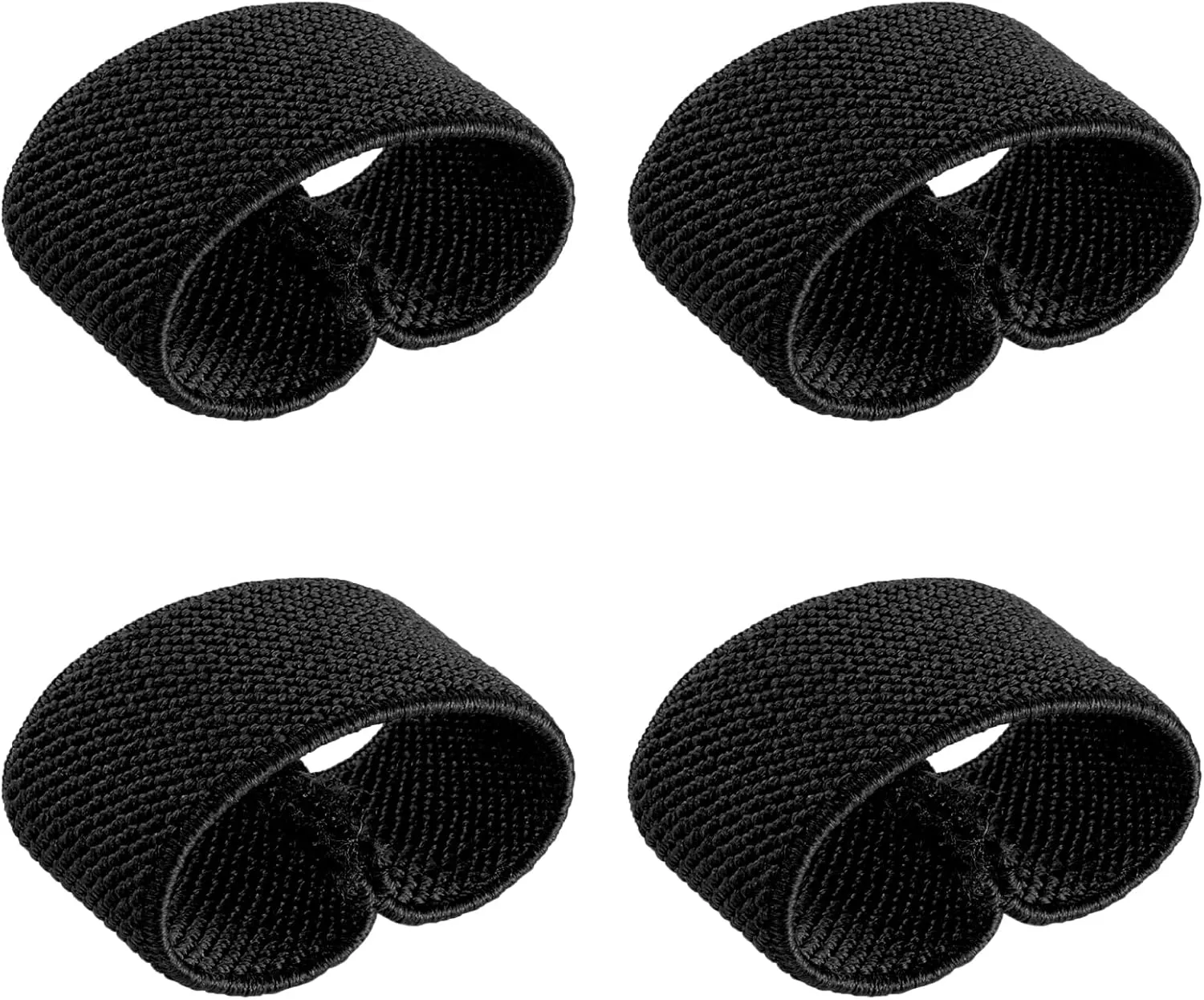 4PCS Military Belt Keepers Webbing Holder Tactical Elastic Belt Loop Stays Backpack/Harness Strap/Sling Retainer Band Organizers