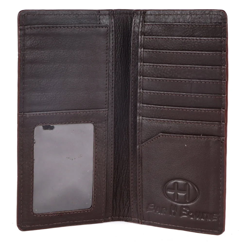 BAR H EQUINE Genuine Leather Rodeo - Bifold & Trifold Wallet For Men Women