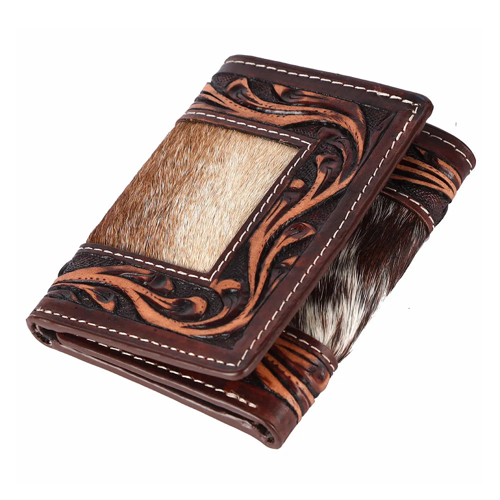 BAR H EQUINE Genuine Leather Rodeo - Bifold & Trifold Wallet For Men Women