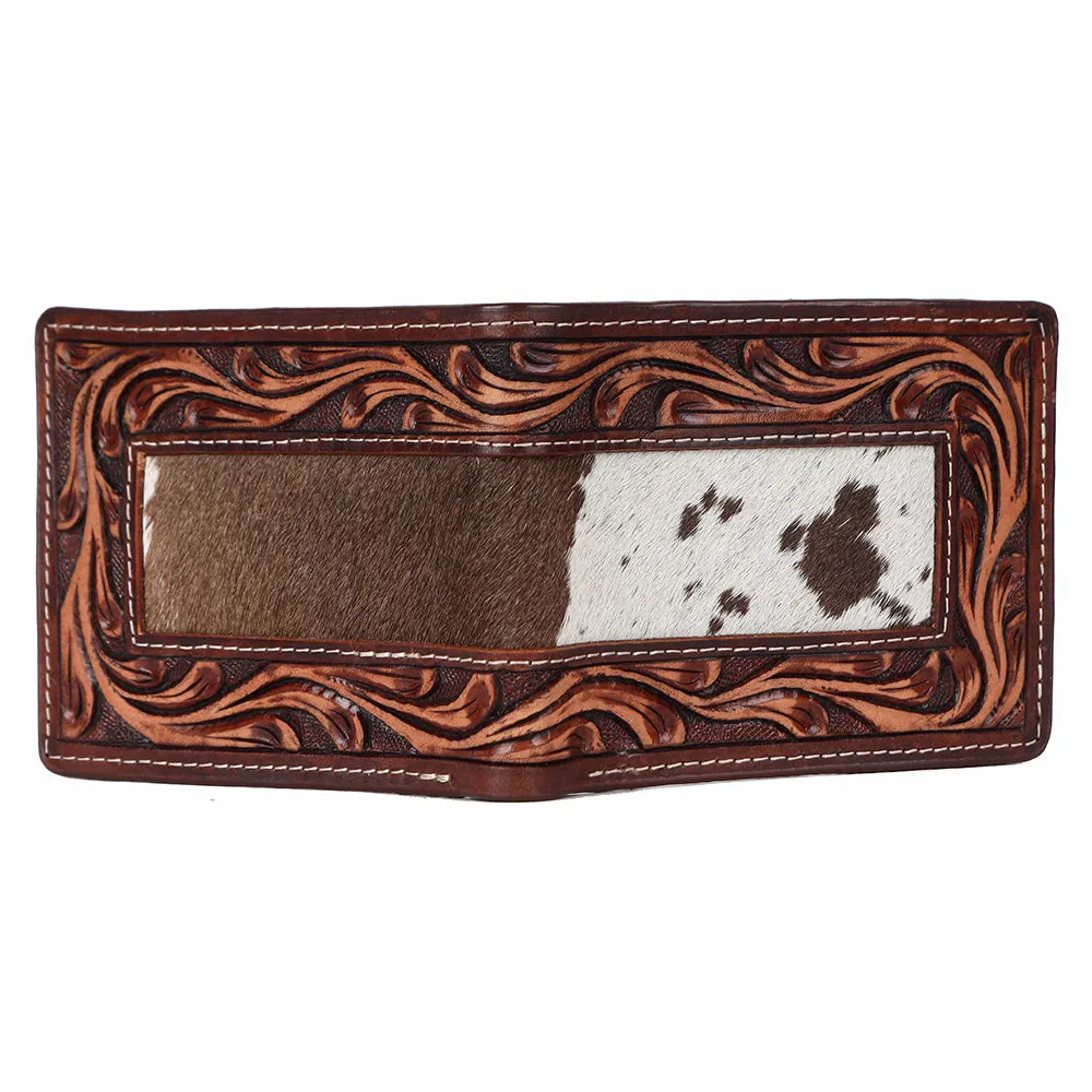 BAR H EQUINE Genuine Leather Rodeo - Bifold & Trifold Wallet For Men Women