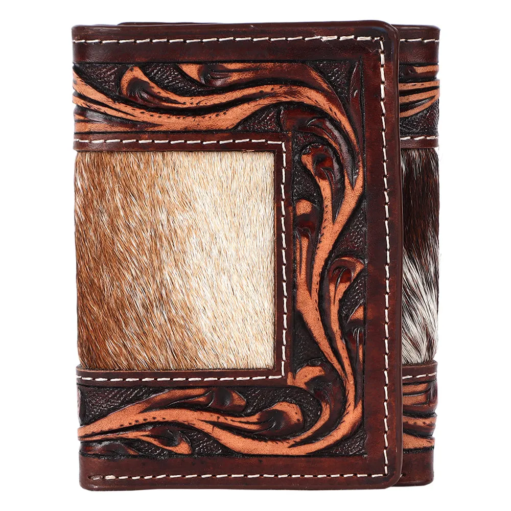BAR H EQUINE Genuine Leather Rodeo - Bifold & Trifold Wallet For Men Women