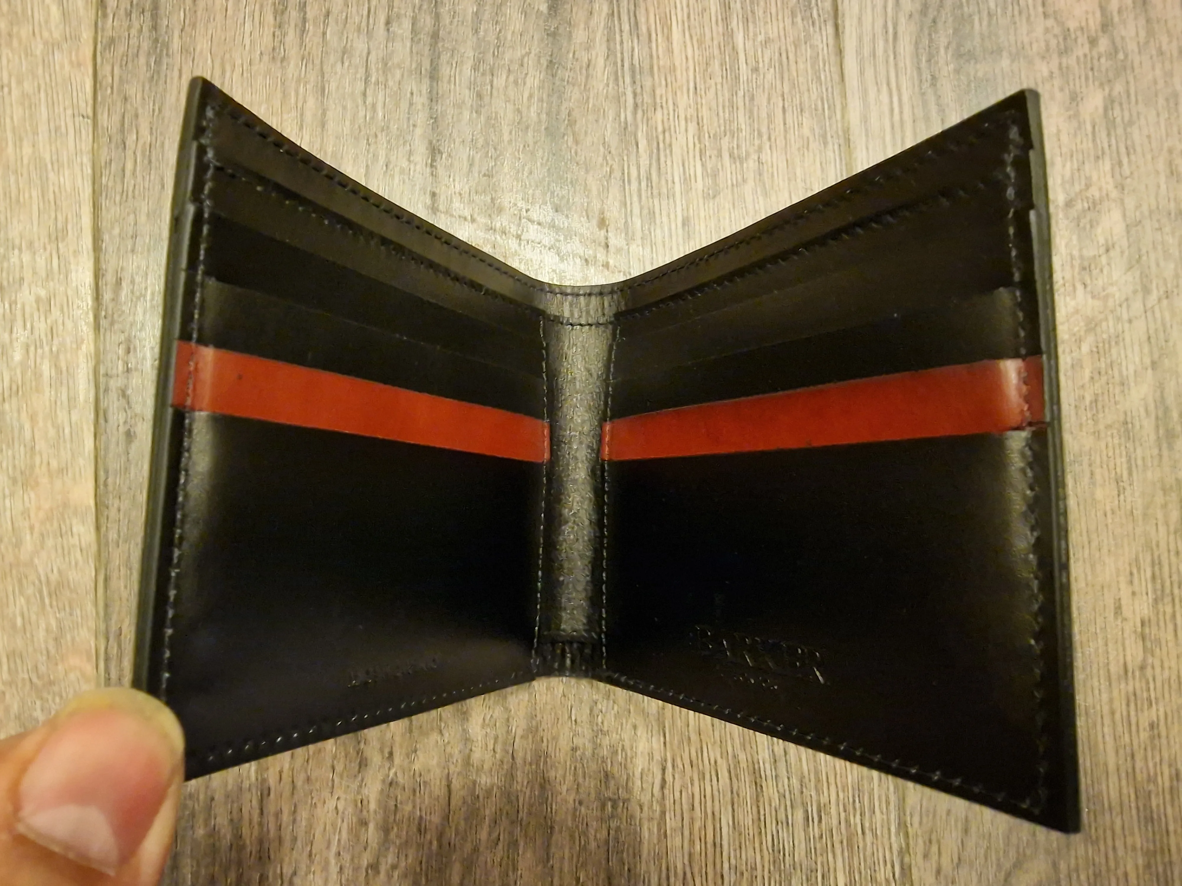 Barkers Shoes Bifold "One Stripe" Wallets