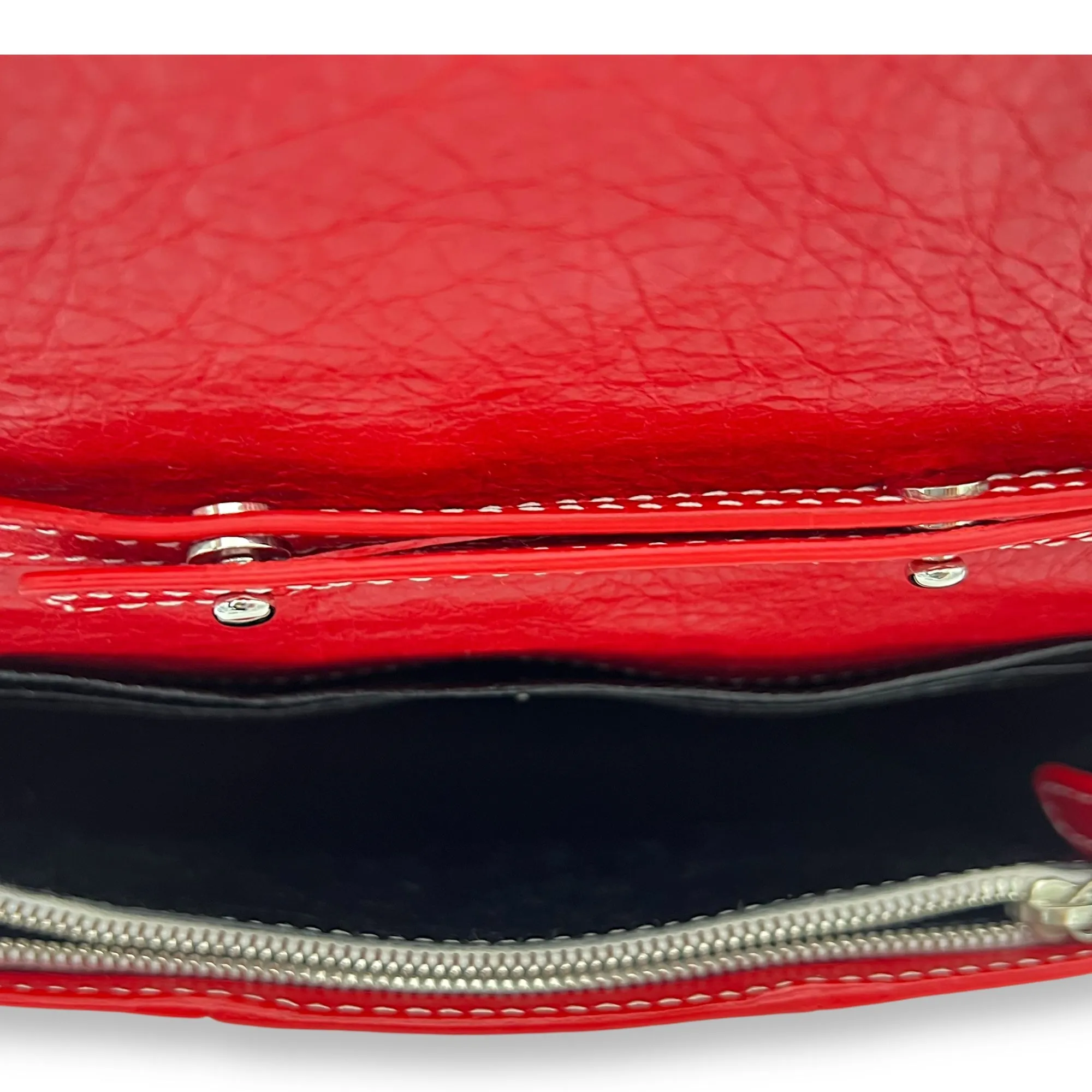Bazar Crossbody Bag Multi-colour in Calfskin, Silver hardware