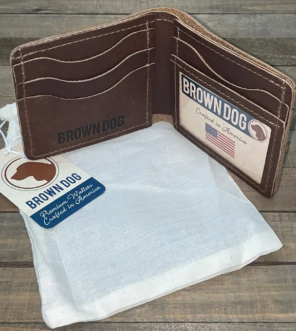 BD Leather Credit Card Wallet with Window