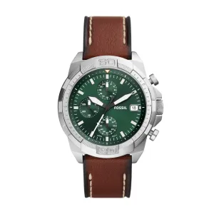 Bronson Chronograph Brown Leather Watch