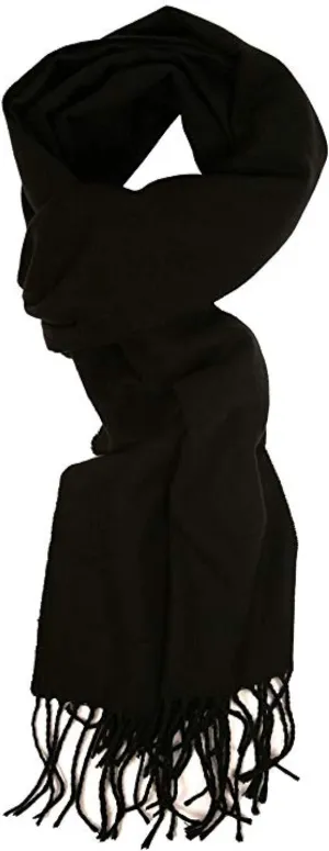 Cashmere Feel Winter Solid Color Scarf for women or men
