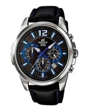 Casio Edifice Retrograde EFR-535L-1A2VDF Blue Leather Watch