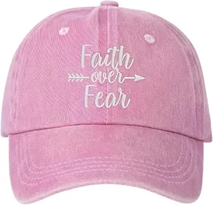 Christian Faith Hat Jesus Hat Cross Cap Comfortable Adjustable One Size Fits Most