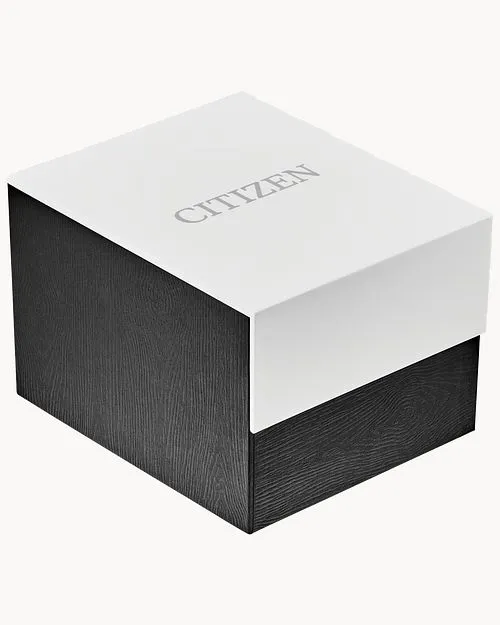 Citizen Weekender Gray Dial Leather Strap Watch FE1218-05H