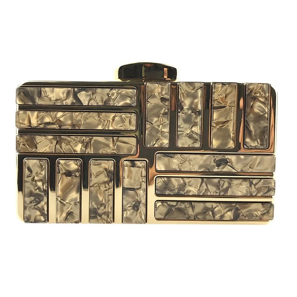 Crossbody Bags Acrylic Clutches Evening Chain