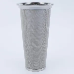 Fermus Cold Brew Coffee Filter for 32oz / 1Quart Wide Mouth Mason Jar Infuser 304 Stainless Steel Strainer with Seal Ring Design for Grounds Tea Fruit Coffee Filter (32 Ounces Mason Jar Filter)