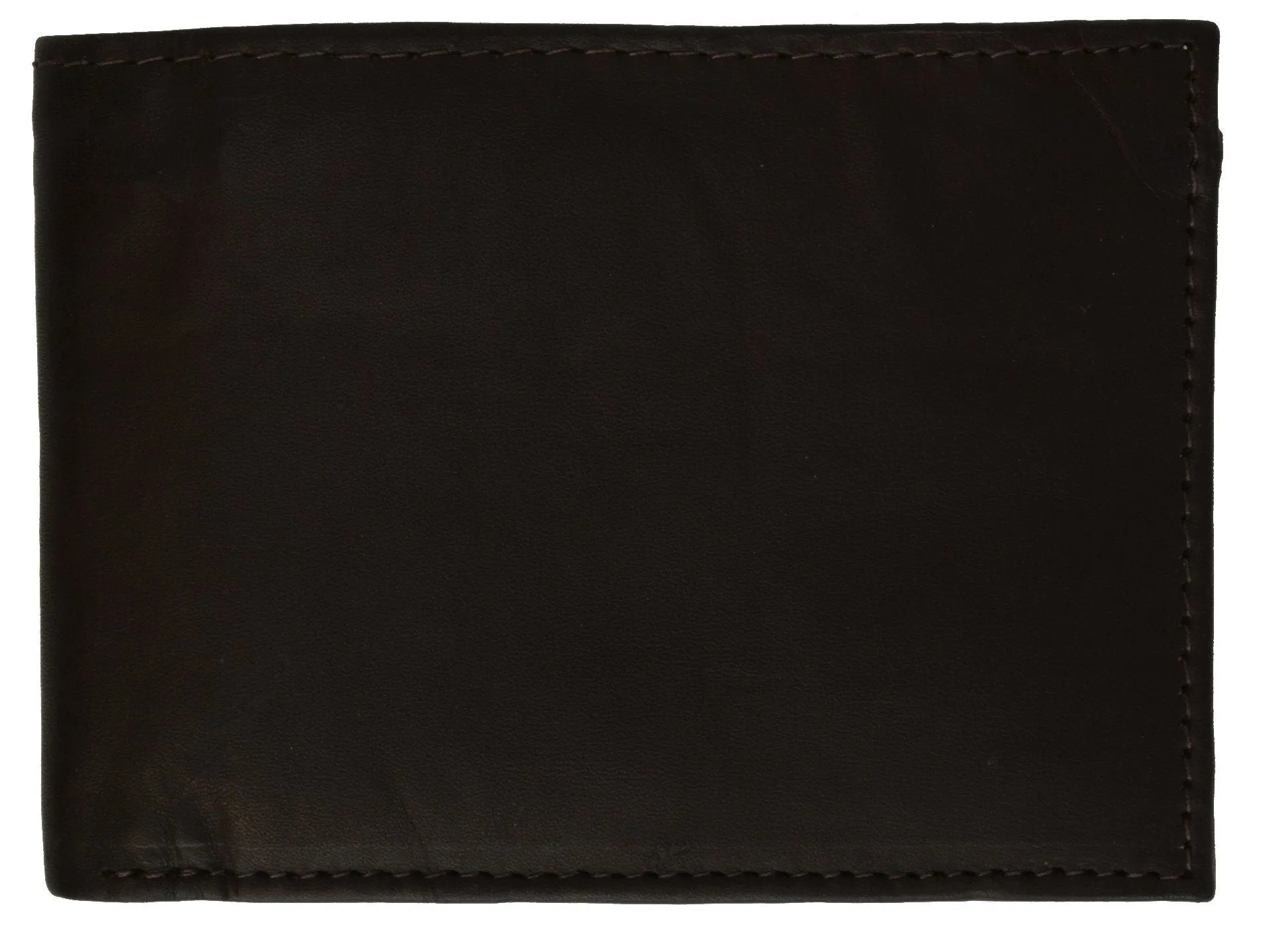 Genuine Leather Bifold - Black