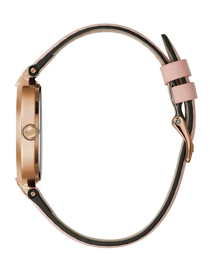 Guess GW0027L2 Pink Leather Strap Women Watches