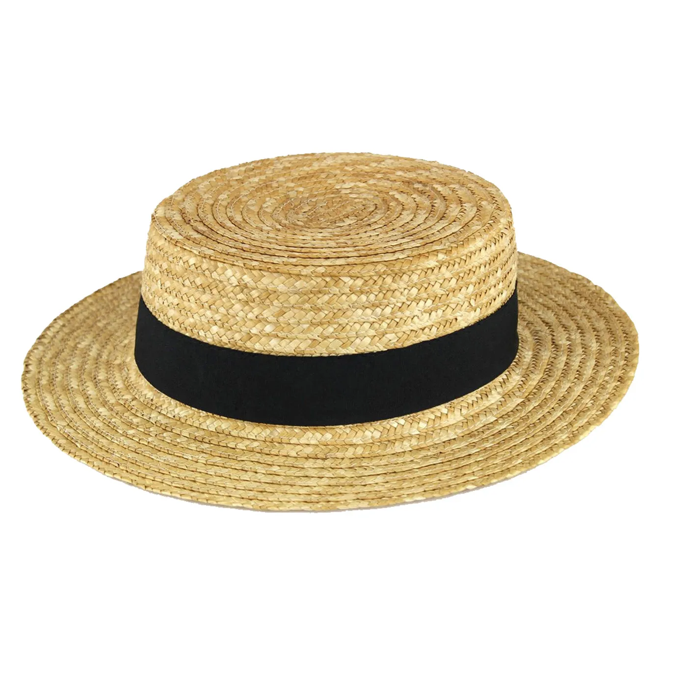 Hats Plus Caps Straw Boater