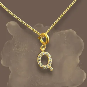 Letter Pendant - Q