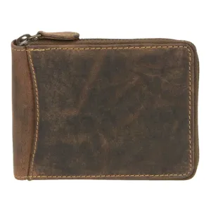Men Genuine Leather 8 Card Slots Holder Bifold Short Retro Driver License Wallets Money Clip Coin Purse