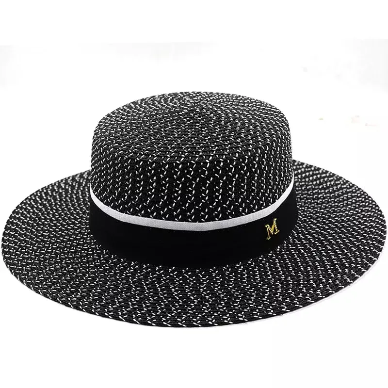 Miller Summer Straw Boater Hat