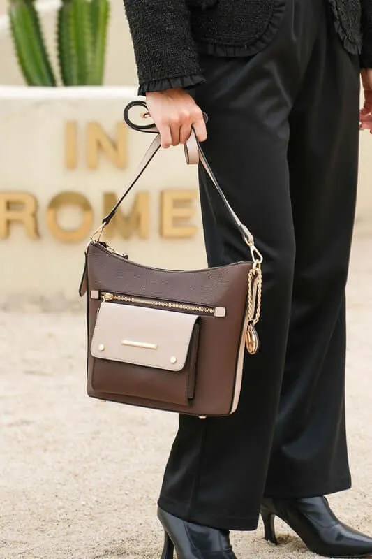 MKF Collection Serenity Color Block Crossbody Bag