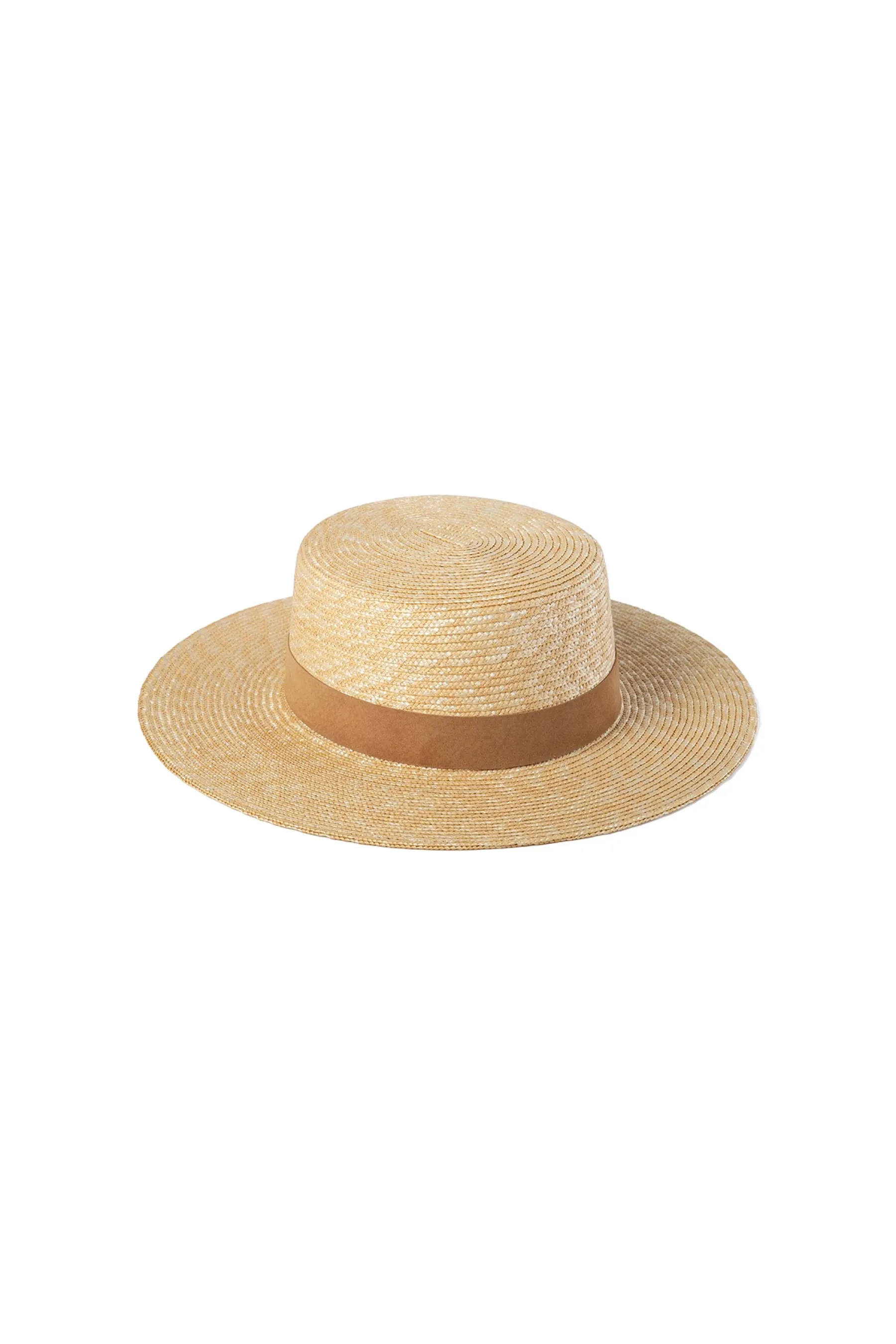 Natural Suede Spencer Boater