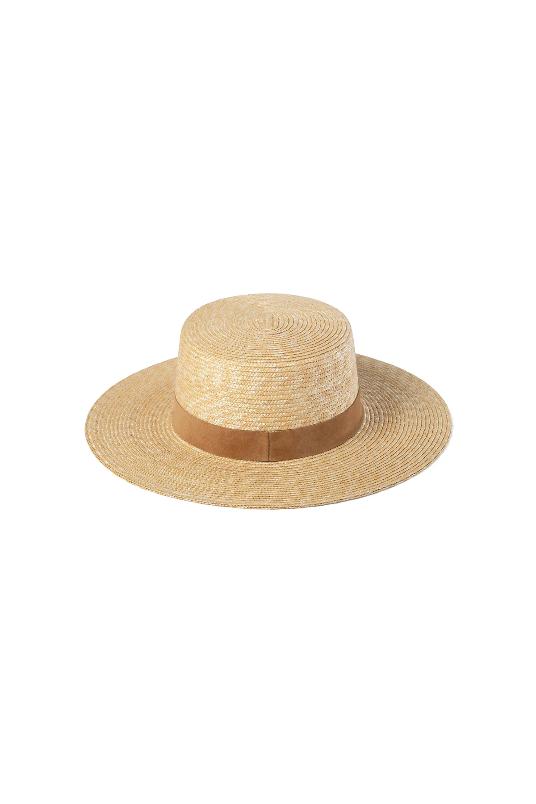 Natural Suede Spencer Boater
