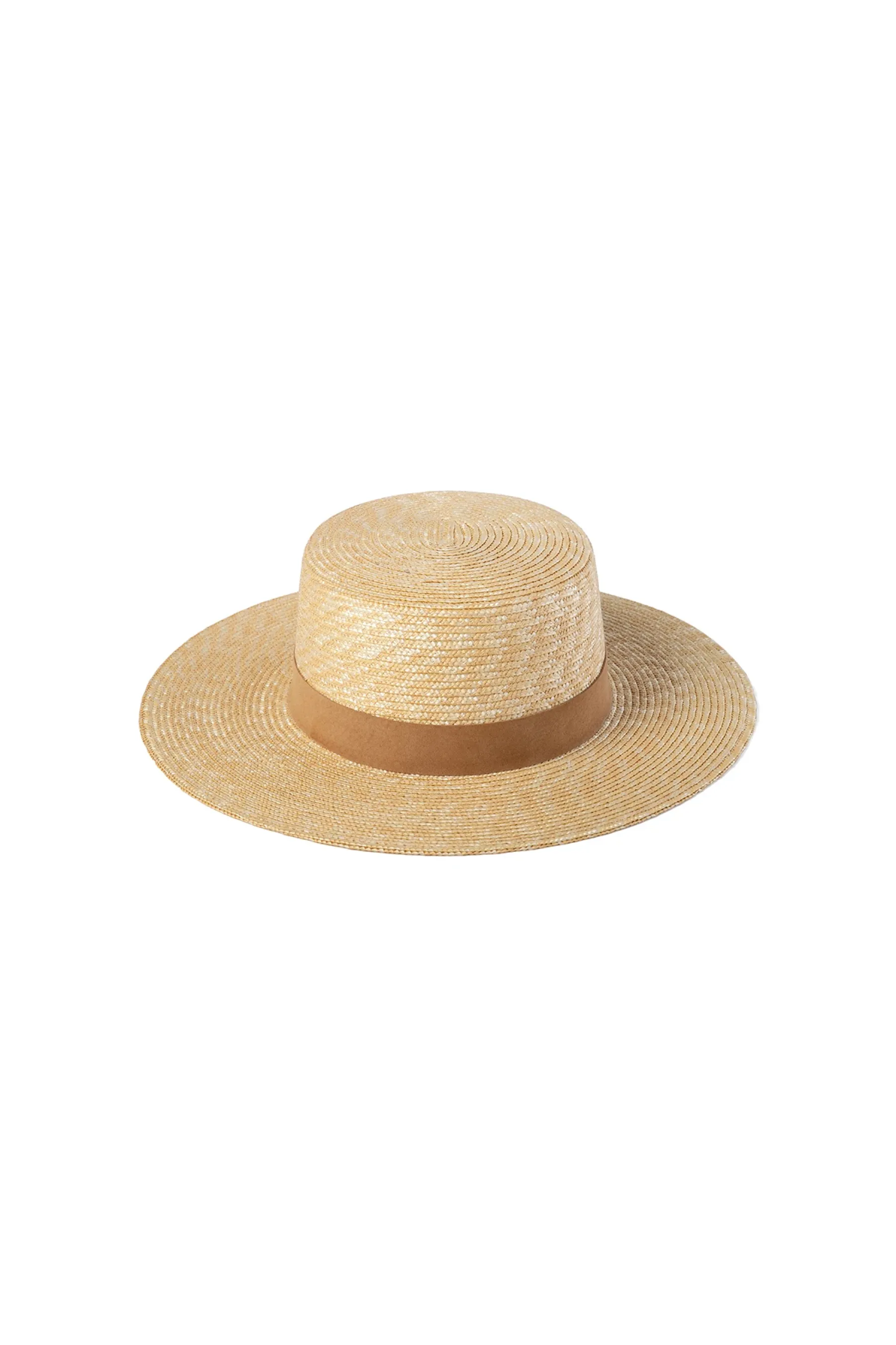 Natural Suede Spencer Boater