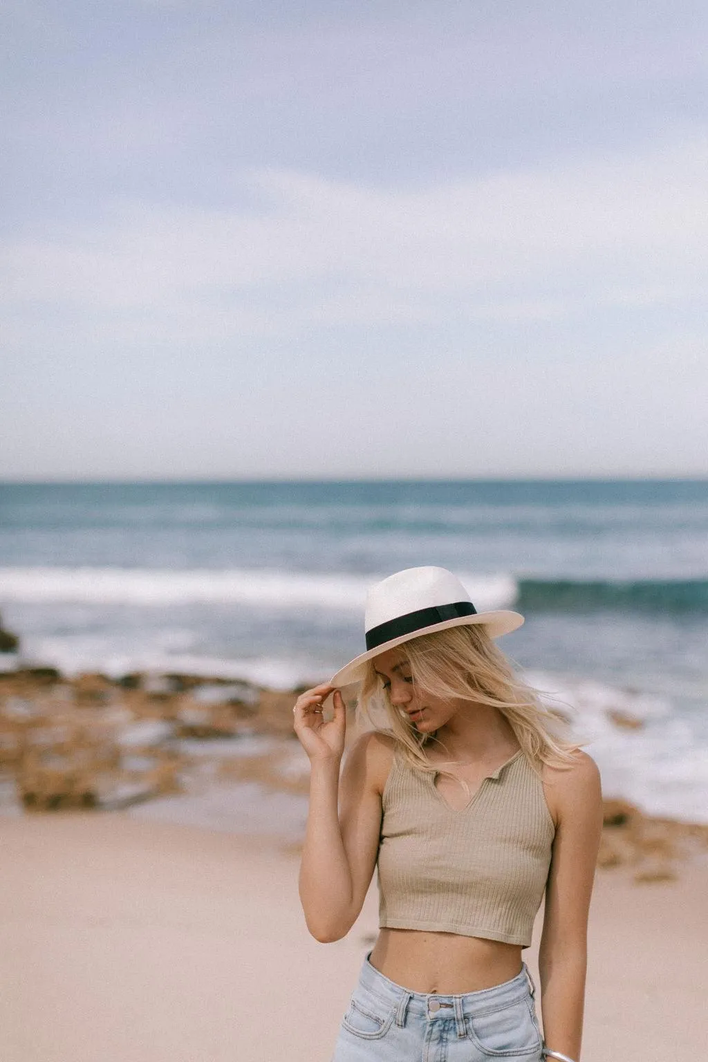 Panama Hat - Fedora - Ivory