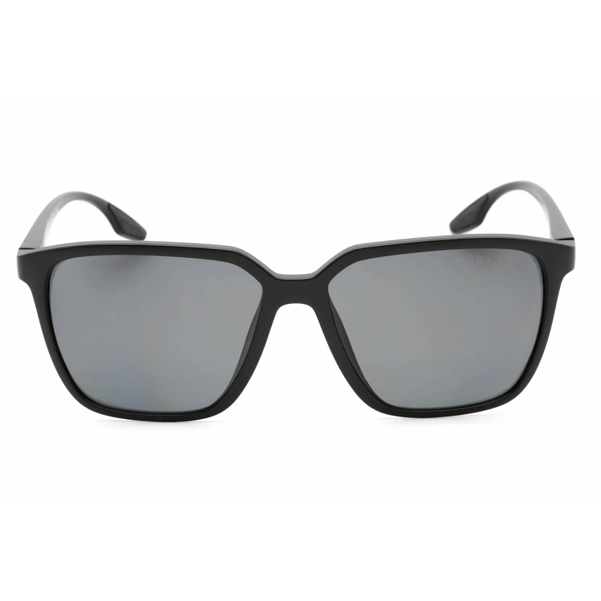 Prada Sport Men's Sunglasses - Black Plastic Frame Polar Grey Lens | 0PS 06VSF 1BO5Z1