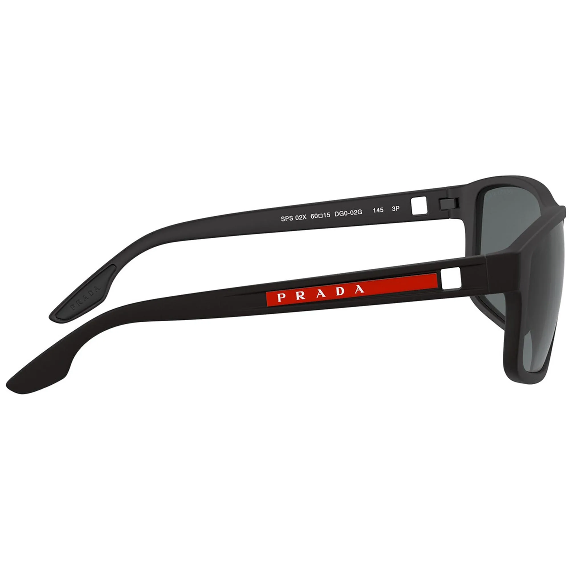 Prada Sport Men's Sunglasses - Linea Rossa Grey Lens Acetate Frame 0PS 02XS DG002G
