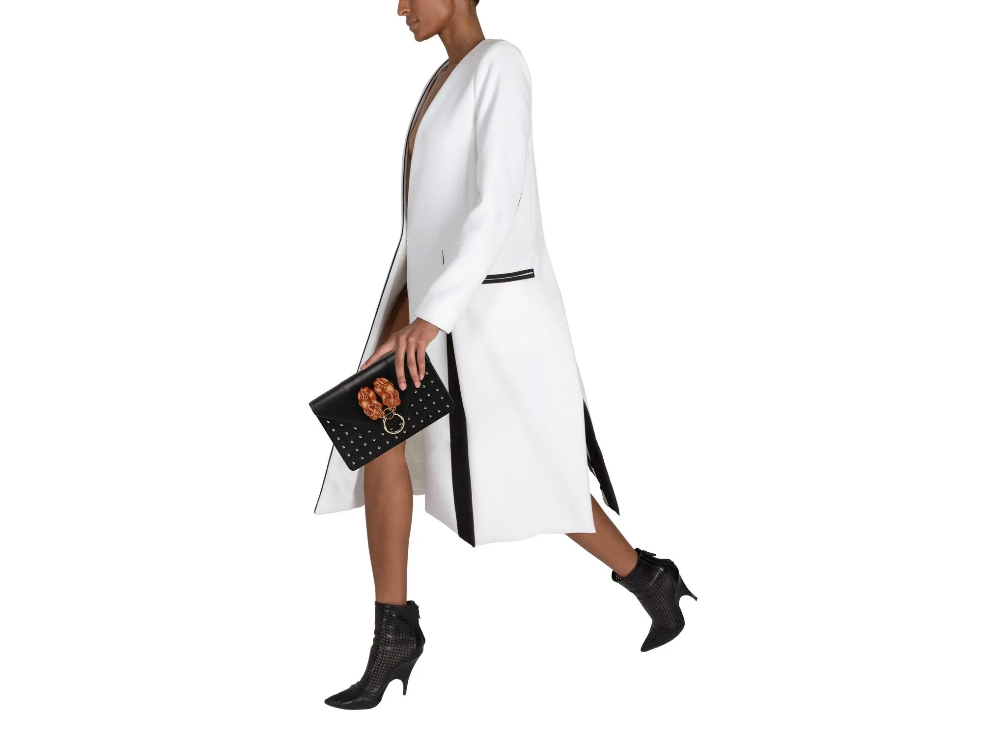 PX (PiXiu) Black Crossbody Clutch