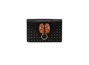 PX (PiXiu) Black Crossbody Clutch