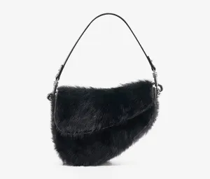 Shearling Women's Shoulder Purse