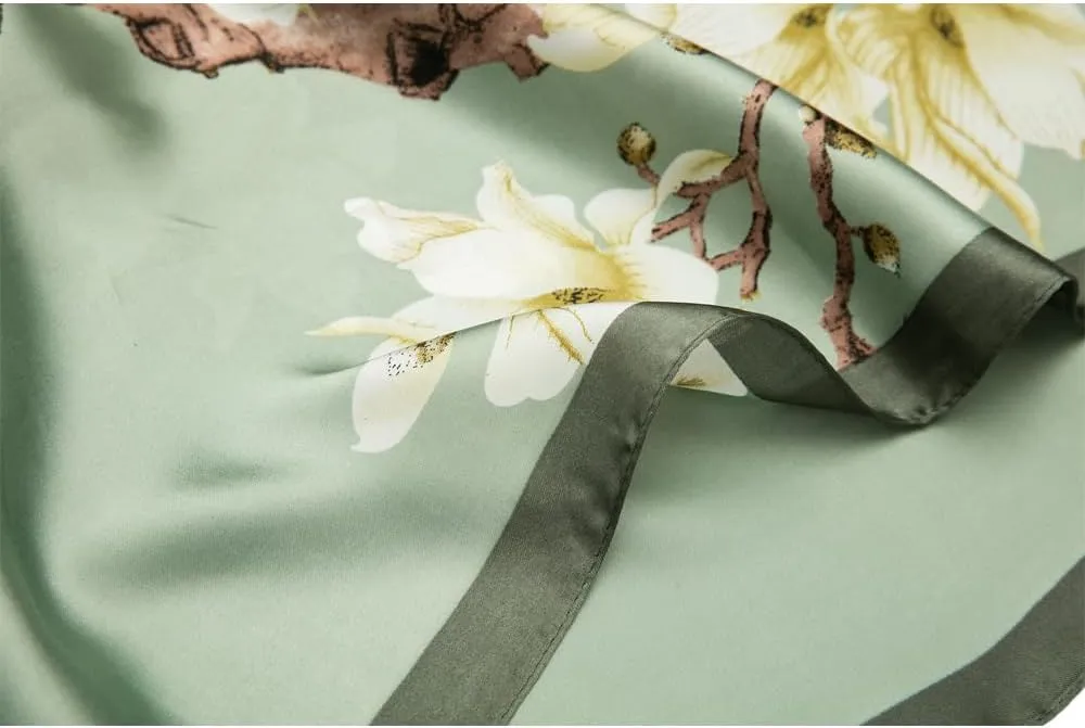 Silk Feeling Scarf Large Headscarf Fashion Sunscreen Hair Wraps Soft Neck Scarves for Women