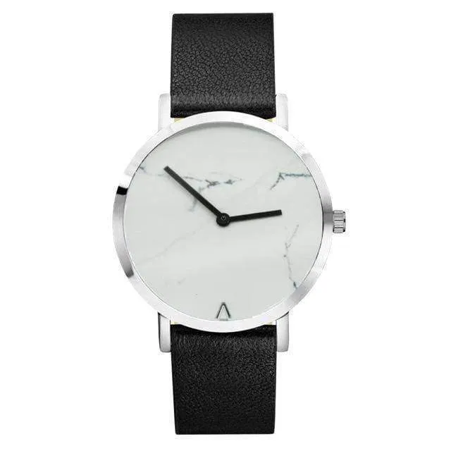 Simple minimalist Marble texture Quartz Watch