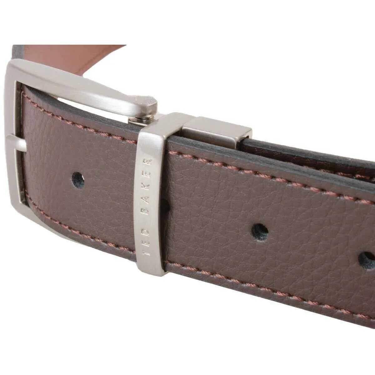 Ted Baker Breemer Reversible Belt - Chocolate Brown