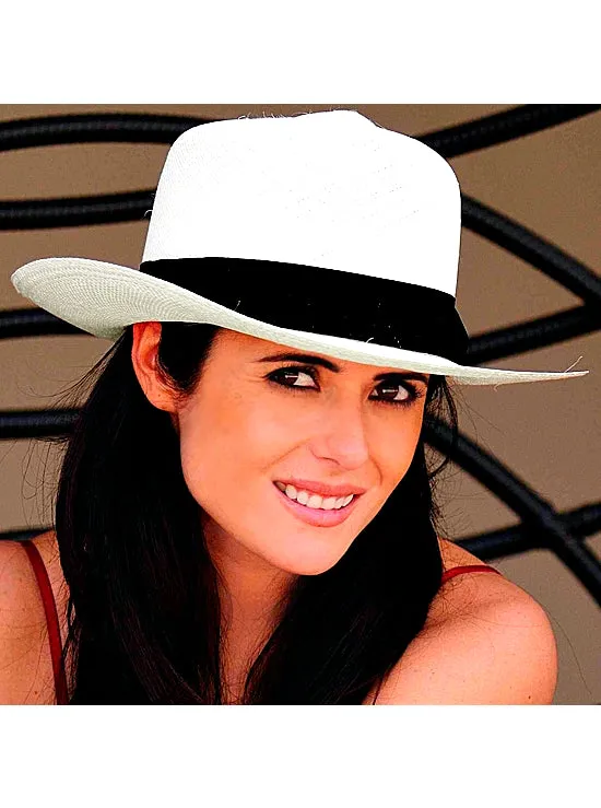White Panama Hat for Women - Optimo Hat