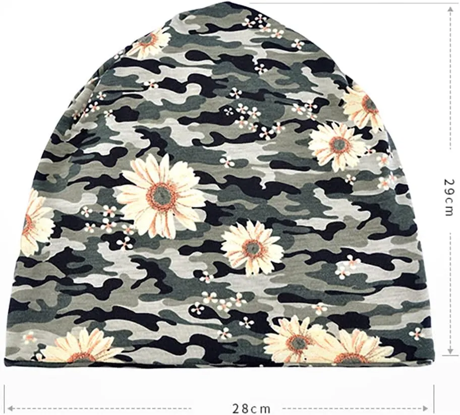 Women's Baggy Casual Chemo Beanie Hats Headwear Caps