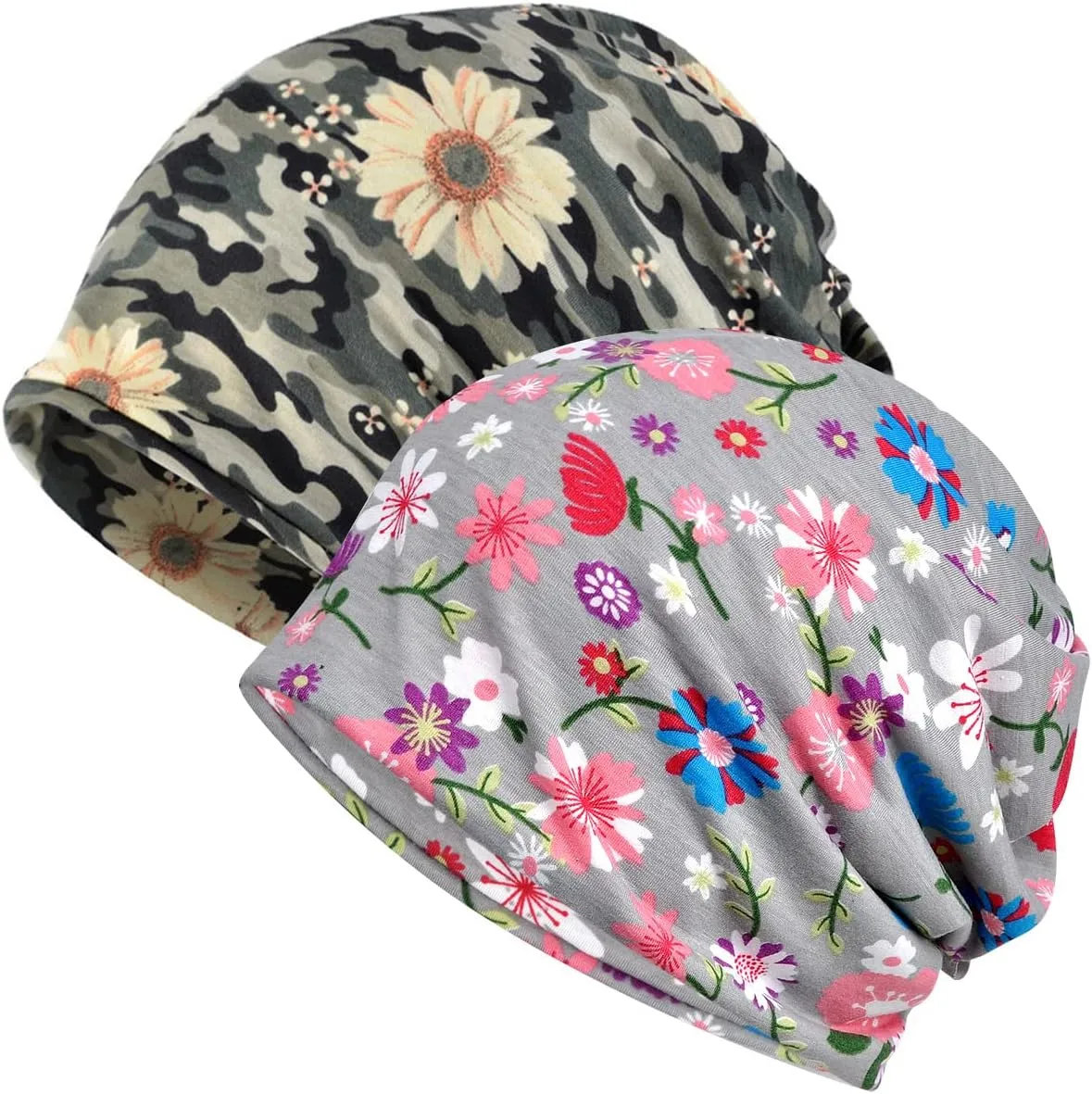 Women's Baggy Casual Chemo Beanie Hats Headwear Caps