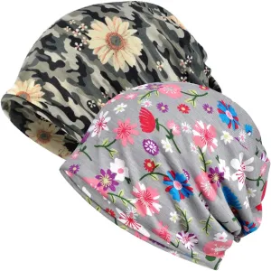 Women's Baggy Casual Chemo Beanie Hats Headwear Caps